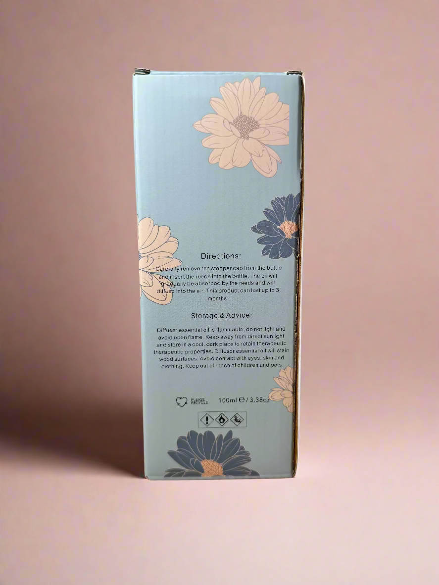 Crystal Clear - Pink & Champagne Reed Diffuser