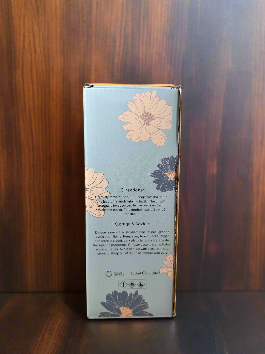 Crystal Clear - Wood & Amber Reed Diffuser