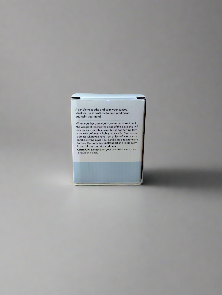 Lavender & Eucalyptus 100% Soy, Eco Friendly, 35 hours burning time, 160g