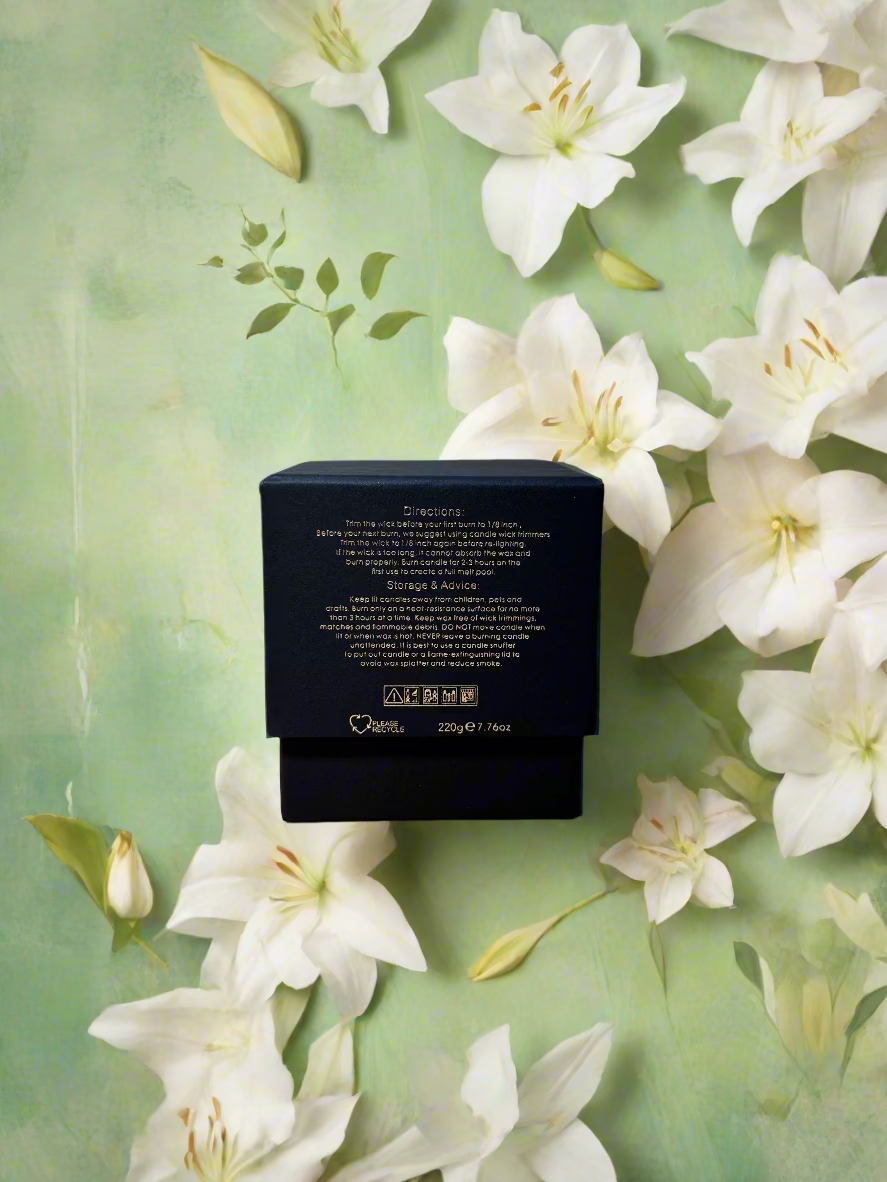 Jasmine & Lily Bloom 100% Soy Candle