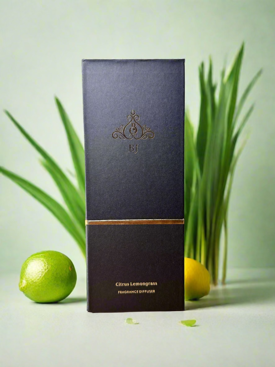 Luxury Black - Citrus & Lemongrass Reed Diffuser
