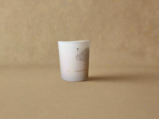Patchouli & Bergamot, 100% Soy, Eco Friendly, 35 hours burning time, 160g