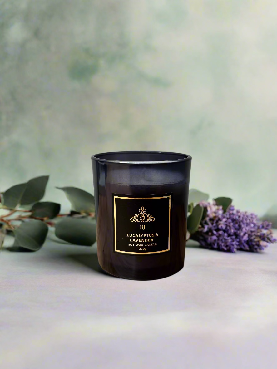 Eucalyptus & Lavender 100% Soy Candle