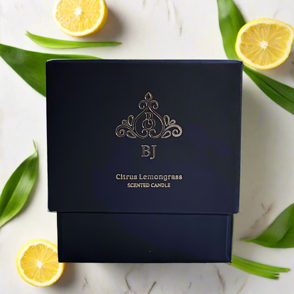 Black Luxury - Citrus Lemongrass 100% Soy Candle