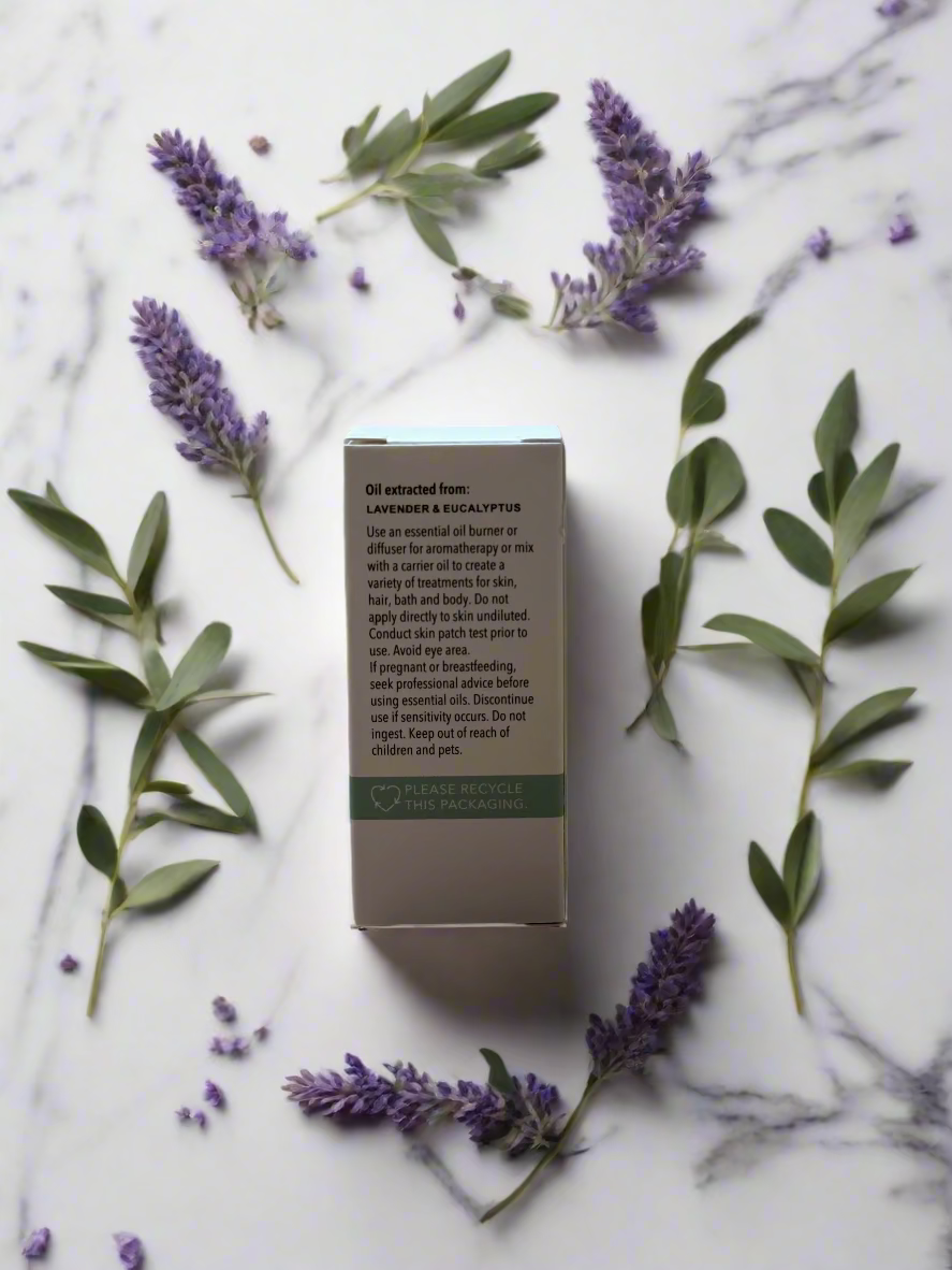 Lavender & Eucalyptus Essential Oil – 4 Pack
